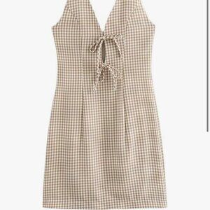 mini dress zipup/wrap around neck size small